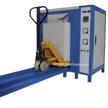 China Factory 800 Degree Centigrade Lower Car Shuttle Furnace For Annealing Production for sale