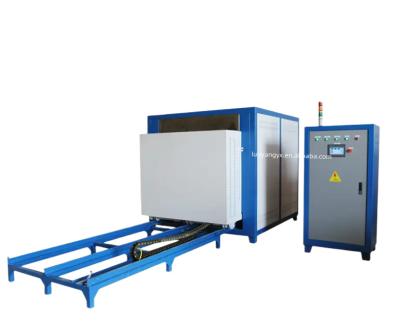 China 800-1700C Factory Trolley Heat Treatment Furnace Car Bottomr Type Tunnel Kiln Furnace For Industry for sale