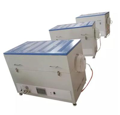 China Factory 1400C High Temperature Horizontal Lab Equipment Quartz Glass Tube Furnace for sale