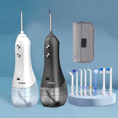 China Unifeel USB Water Flosser Outdoor Electric Portable Dental Cordless Teeth Cleaner Oral Irrigator For Teeth 2021 for sale