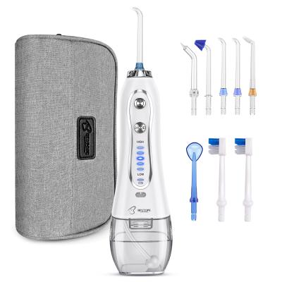 China Hotel Drop Shipping Portable Electric Rechargeable Oral Dental Cordless Oral Water Flosser Personal Care Irrigator for sale