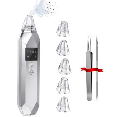 China BESTOPE Acne Treatment Blackhead Remover USB Rechargeable Blackhead Remover Vacuum With Tri Color Beauty Lights for sale