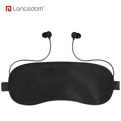 China Langsdom Silicone In-Ear Neckband Wireless Earphone Stereo Bluetooth Headset Earphone In Sleep Blindfold Ear Earbuds For Sleep for sale