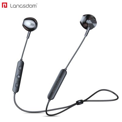 China Wireless In-Ear Langsdom Bluetooth Earphone Metal Sport Stereo Earhook Earbud Headset Earphone For Mobile Phone for sale