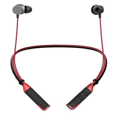 China Neckband Neck Strap Bluetooth Earphone with Magnetic TF Card Sports Wireless Metal for sale