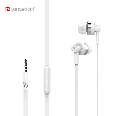 China Perfect Sound Langsdom Mijiaer MJ61 In-Ear Plastic Wired Earbuds Earphone Through Ear Headsets With Microphone For Iphone All Mobile Phone for sale