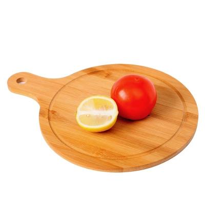 China Sustainable Pizza Board Wooden Mango Pizza Peel Spatula Bamboo Paddle And Cutting Board With Handle For Baking Bread for sale