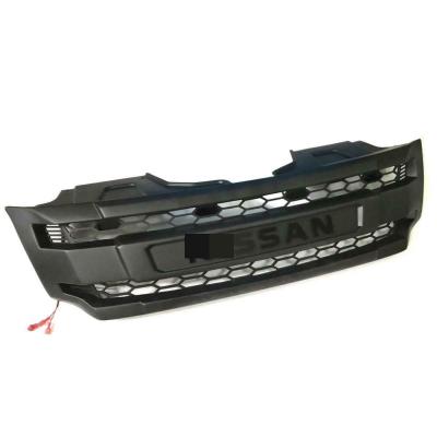 China ABS Car Accessories Wholesale Front Grill With Led Light For Nissan Navara Np 300 for sale