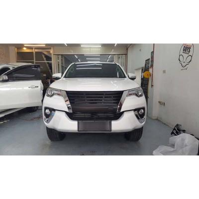 China 2016-2020 ABS factory price auto parts chrome grill trim for toyota fortuner for sale