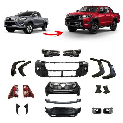 China New 2018 Plastic Body Parts 4X4 Body Kit For Toyota Hilux Revo 2016 Upgrade To Rocco 2020 for sale