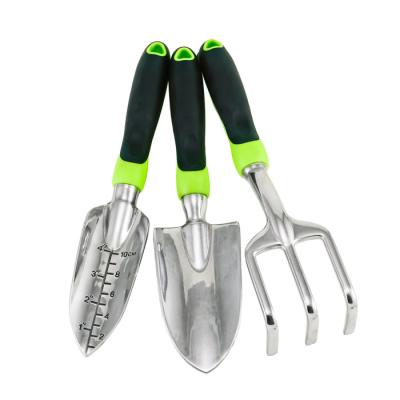 China Anti-Slip Handle 3 Pcs Kids Garden Tools Names Agricultural Tool Kit for sale