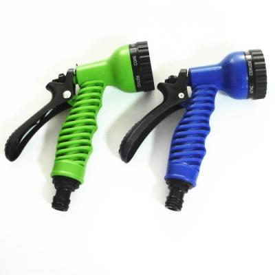 China Soft handle garden tool dulex hose end sprayer 7 functions watering irrigation squirt gun for sale