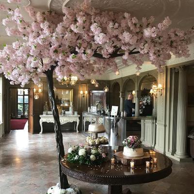 China 370cm Contemporary Flower Centerpiece Artificial Cherry Blossom Tree Indoor Arches For Wedding Decoration for sale