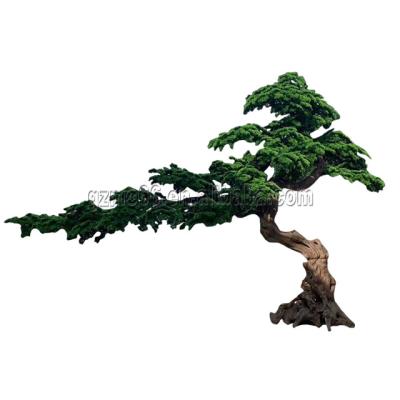 China New Design Bonsai Factory Wholesale Artificial Evergreen Pine Artificial Pine Outdoor Customized Indoor Decoration /Anti-UV for sale