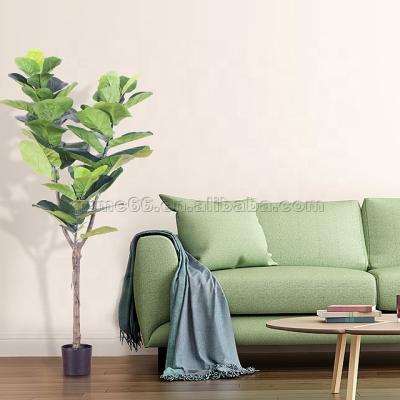 China Environmental Realistic Potted Artificial Plant Artificial Fiddle Leaf Fig Tree For Home Arrangement for sale