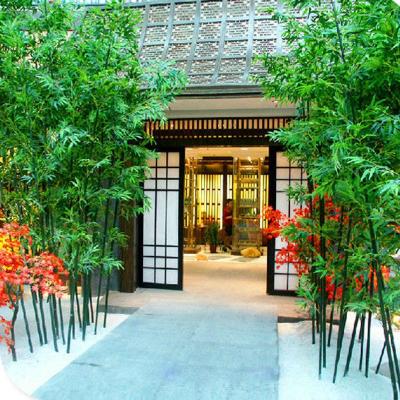 China Landscape Evergreen Artificial Bamboo Tree Environmental Hot Selling Plastic Artificial Bamboo Fence for sale