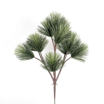 China Green plant high decorative branches simulation artificial pine leaves artificial pine branches for sale