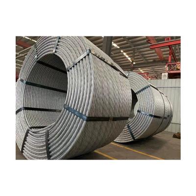 China High Tensile Tensile Strength And Low Relaxation Hot Steel Cored Wire Stranded Galvanized Steel Wire Wire for sale