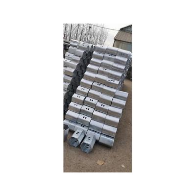 China Hot Dipped Galvanized High Speed ​​Road Traffic Safety Guardrail Square Post For Sale for sale