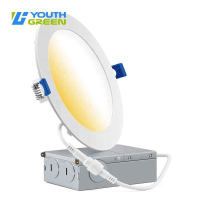 China Modern 6inch 3CCT LED Recessed Downlight Slim Panel Variable ETL Energy Star certifeid for sale