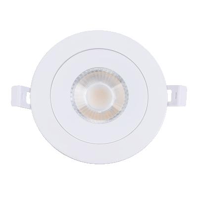 China Gimbal Light Dimmable 9W LED Tile Modern IP54 3CCT 90 Degree Gimbal Retrofit Downlight for sale