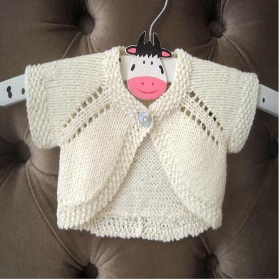 China Custom Anti-wrinkle Kids Boutique Shawl Collar Baby Girl Sweater for sale