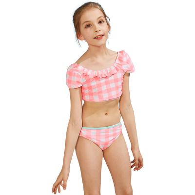 China High Quality Kids Girls Bikini 2020 Fashion Swimsuit Teen Beach Wear Two Piece Breathable Swimwear For Beach for sale