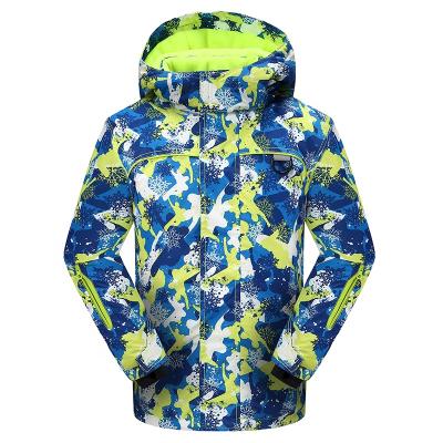 China High Quality Kids Anti-UV Warm Waterproof Thermal Snowboarding Ski Jacket Winter Snow Outdoor Wear Boys For Kids for sale