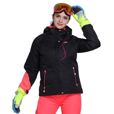 China Outdoor Ladies Fleece Anorak Anti-UV Sports Softshell Winter Snow Coated Women Ski Snowboard Jackets Waterproof For Women for sale