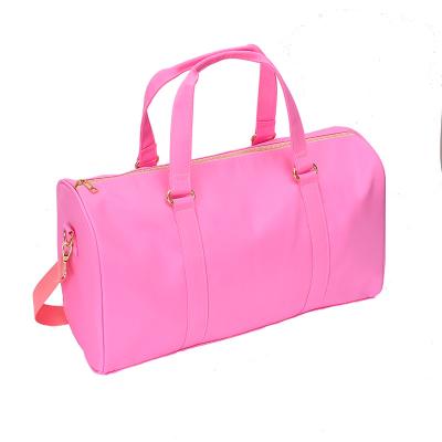 China Fashionable Waterproof Nylon Travel Duffle Bag Luggage Bag With Briefcase Embroidery Logo for sale