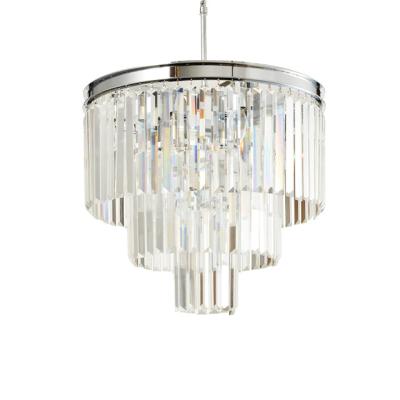 China Wholesale Price Modern Indoor Home Lamparas LED Hanging Light Modern Luxury Crystal Chandelier Pendant for sale