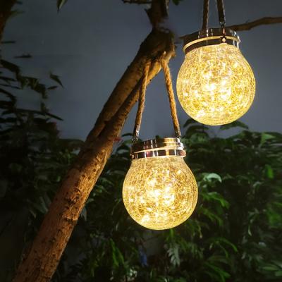 China High Quality Morden IP65 Waterproof Outdoor Decoration Morden Split Glass Solar Garden Light for sale