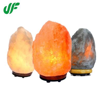 China Rose Gray Rock Himalayan Salt Lamp Natural Shape White Pakistan Factory Design New for sale