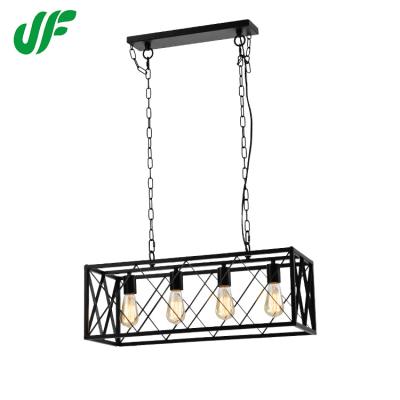 China High Quality Vintage Iron Vintage Decoration E26 E27 Chandelier Indoor Hanging Pendant Light for sale