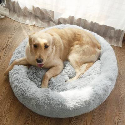 China Breathable Long Plush Pet Bed Around Comfortable Pet Bed Dog Bed Luxury Pet Bed for sale