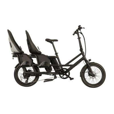 China Hot Selling 2023 Aluminum Alloy Geared Rear Electric Bicycle 48v 500w Motor Comfortable Cargo Made For Family Travel for sale