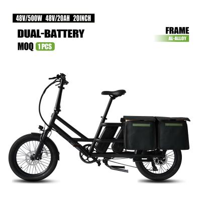 China Best Electric Bike Electric Bike Aluminum Alloy Cargo Design For Cheap Family Cargo Bicycle for sale