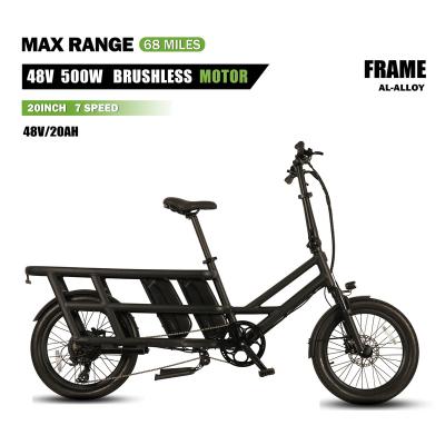 China Aluminum Alloy 7 Speed ​​Cargo Ebike Electric Bike 2 Wheel Fat Tire Electric Bike High Speed ​​Electric Bike for sale