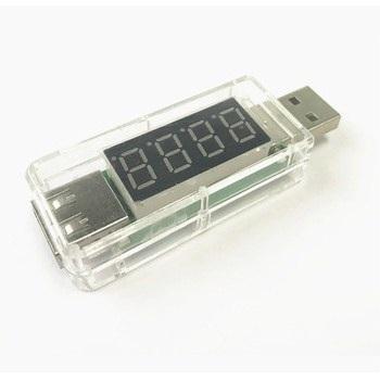 China Portable Digital Display USB Electricity Meter Tester Mini Current Voltage Detector Voltage Detector for sale