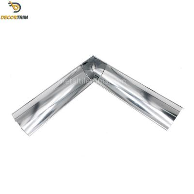 China Curved Edge Internal Cove Tile Trim , Aluminum Inside Corner Trim 2.5m Length for sale