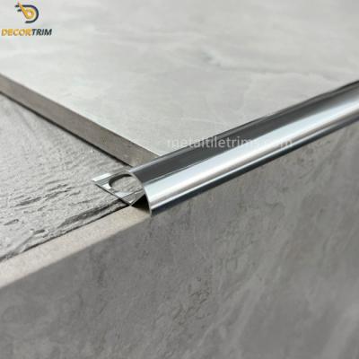 China Tile Edge Trim Jolly 2.5m Metal Tile Trims Aluminum Alloy Inside Corner for sale