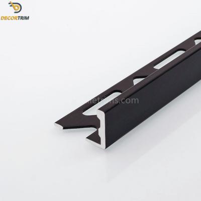 China Aluminium Angle Tile Trim Aluminum Ceramic Trim 8mm / 10mm for sale