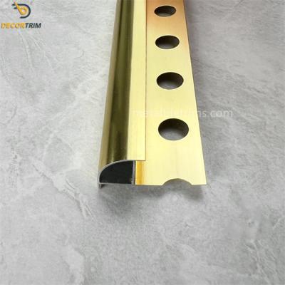 China Aluminum Tile Trim Corner Wall Decorative Aluminum Quadrant Tile Trim for sale