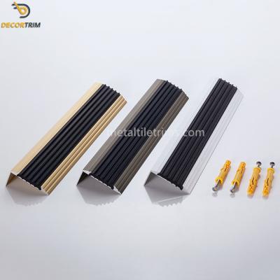 China Ramp Edge Trim Stair Nosing Tile Trim With Adhesive Strip 30mm Tile Trim Accessories for sale