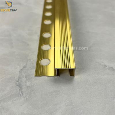 China Tile Skirting With Chrome Trim Floor Tile Corner Trim Square Tile Trim Gold Corners for sale