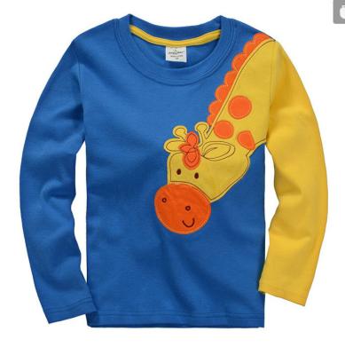 China boy tee shirt,long sleeve shirt ,100% cotton, 3T-10T for sale