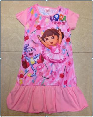 China Frozen dress, fashion new girl shirt ,polyester ,4-14T for sale