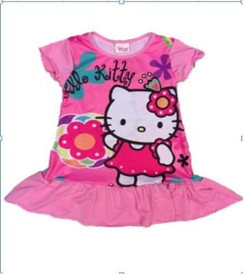 China Frozen dress, fashion new girl shirt ,polyester ,4-14T for sale