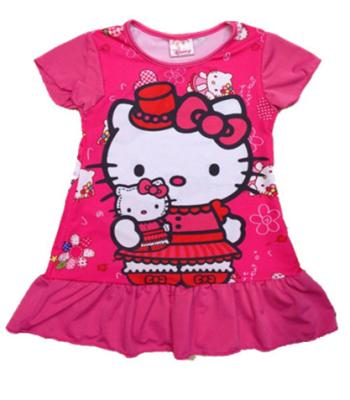 China Frozen dress, fashion new girl shirt ,polyester ,4-14T for sale