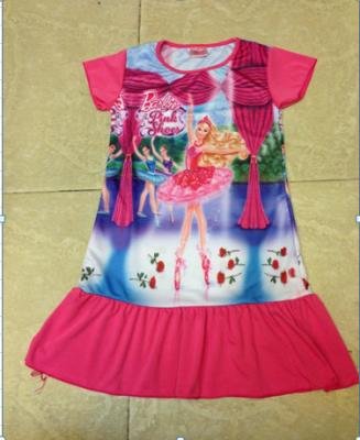 China Frozen dress, fashion new girl shirt ,polyester ,4-14T for sale